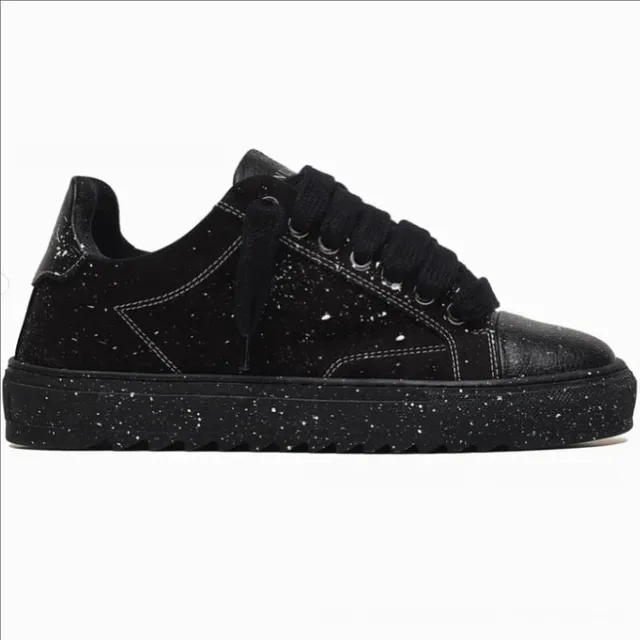 Balenciaga Low Top Sneaker Speckled Black