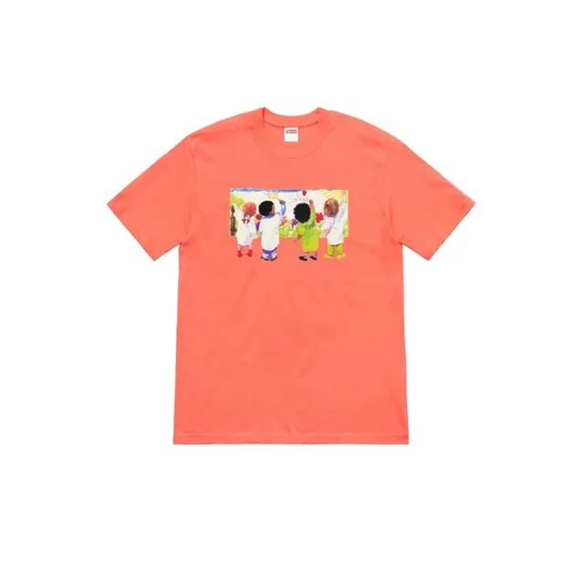 Supreme T-Shirt Children Painting Graphic