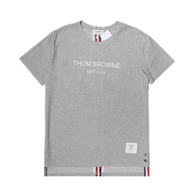 Thom Browne Logo T-Shirt Heather Grey