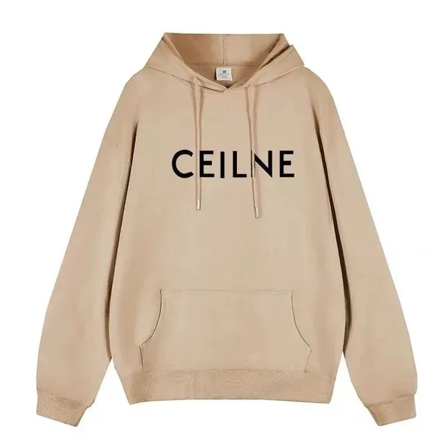 Celine Hoodie Logo Print