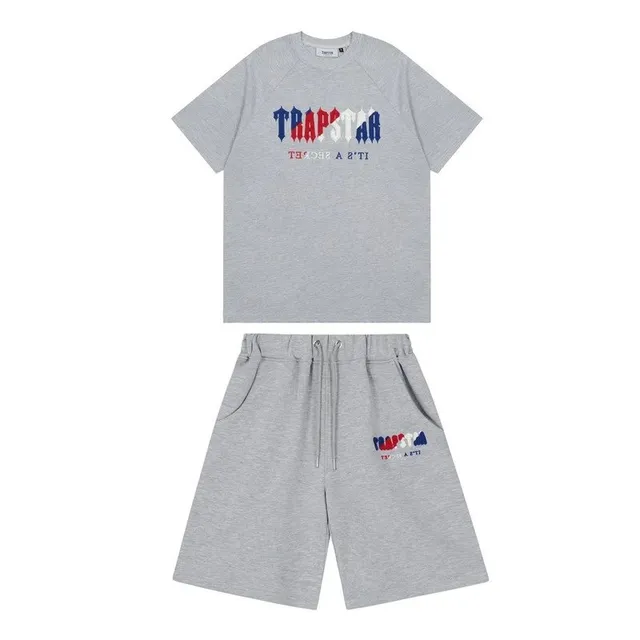 Trapstar T-Shirt and Shorts Set Logo Print