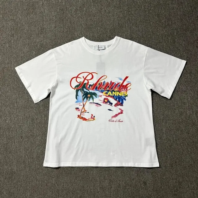 Rhude Graphic Tee Cannes Print