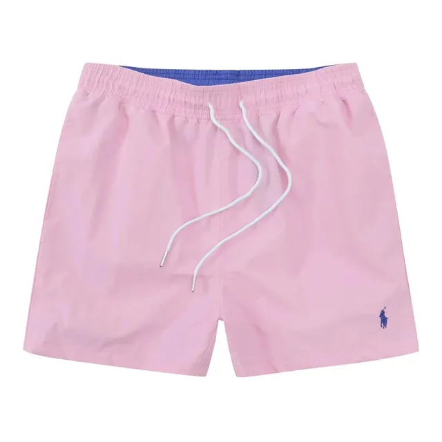 Polo Ralph Lauren Swim Trunks Pink with Navy Lining