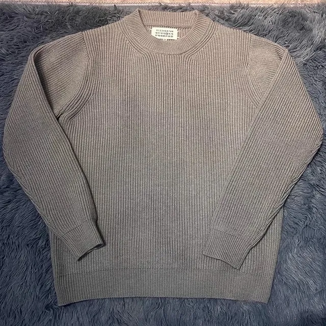 Maison Margiela Ribbed Crewneck Sweater Classic Rib Knit