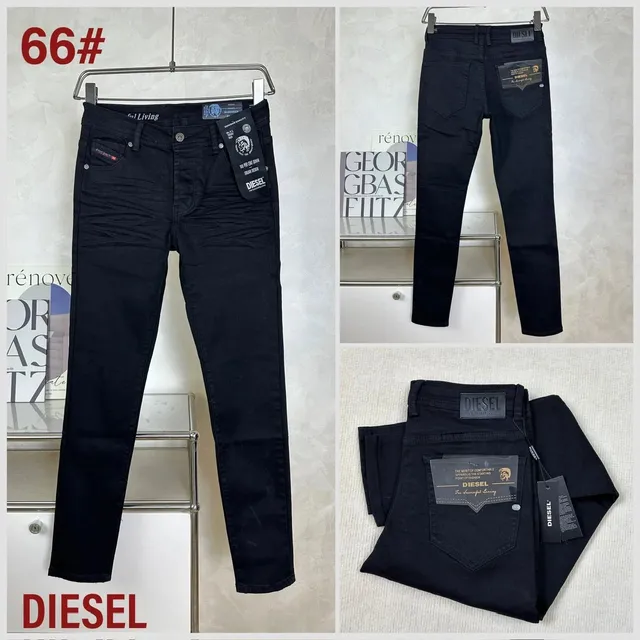 Diesel Slim Fit Jeans Black Wash