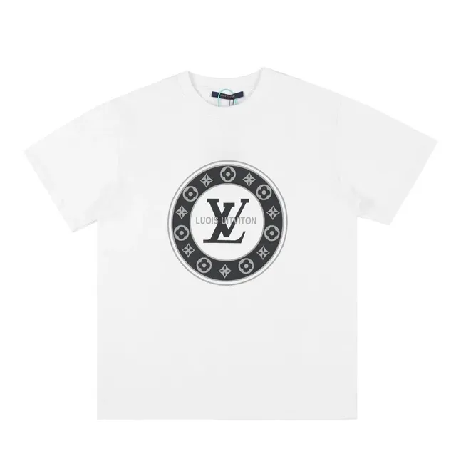 Louis Vuitton Graphic T-Shirt Monogram Circle Print