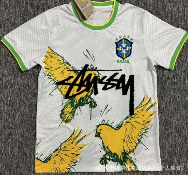Stüssy Brazil Jersey Tee Eagle Graphic