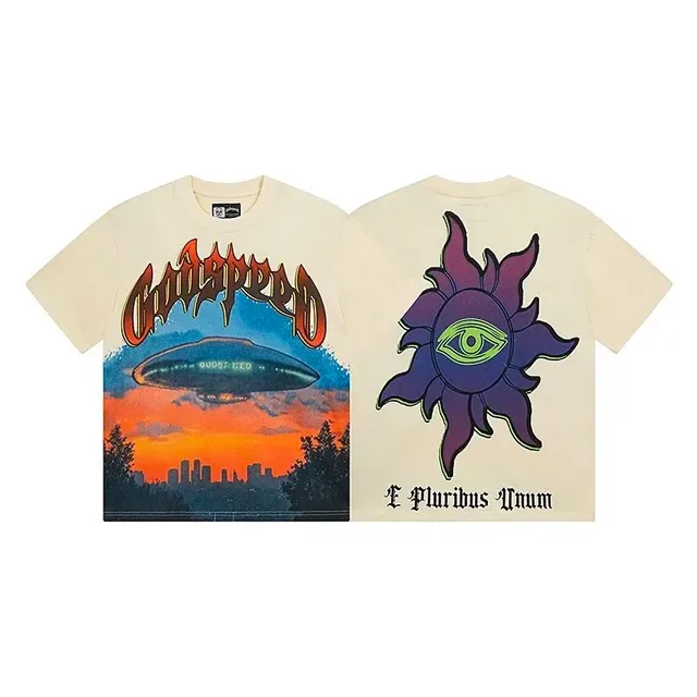 Corteiz Graphic T-Shirt Godspeed UFO Print