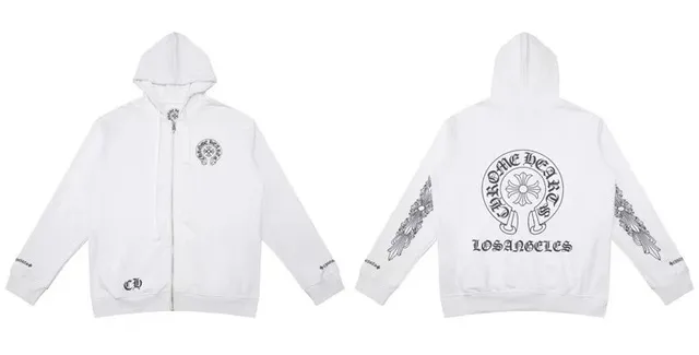 Chrome Hearts Zip-Up Hoodie Los Angeles