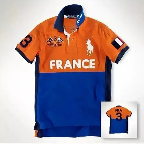 Polo Ralph Lauren × France National Team Polo Shirt France Colorblock