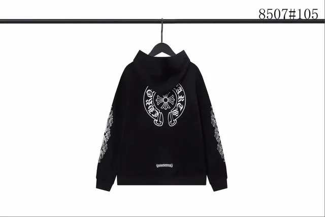 Chrome Hearts Hoodie Cross Logo Print