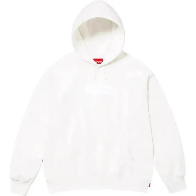 Supreme Box Logo Hooded Sweatshirt White