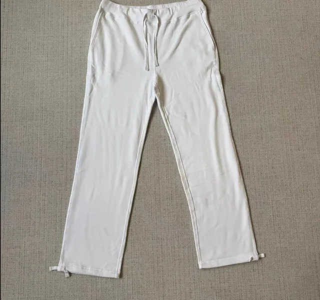 Drawstring Joggers Plain White