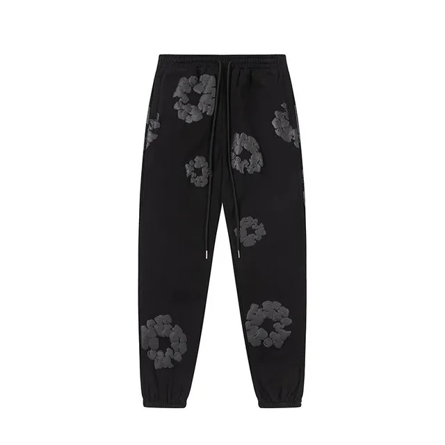 Balenciaga Joggers Floral Embroidered