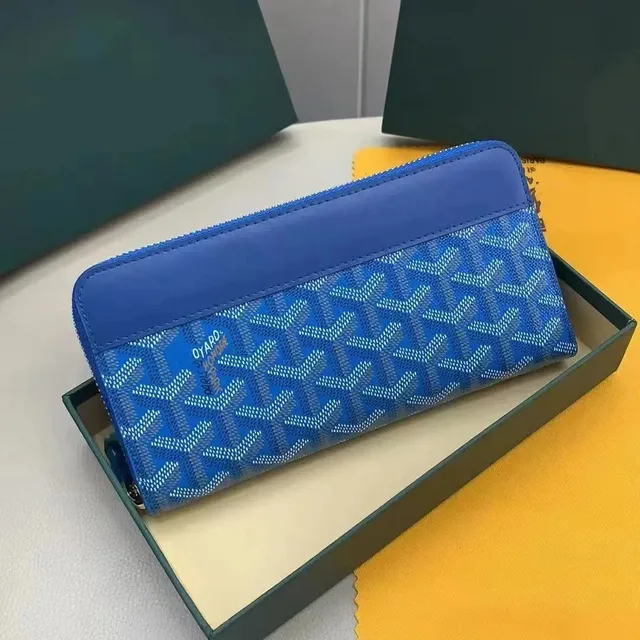 Goyard Zipper Wallet Goyardine Canvas