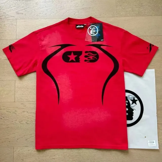 Hellstar Graphic T-Shirt Star Flame Print