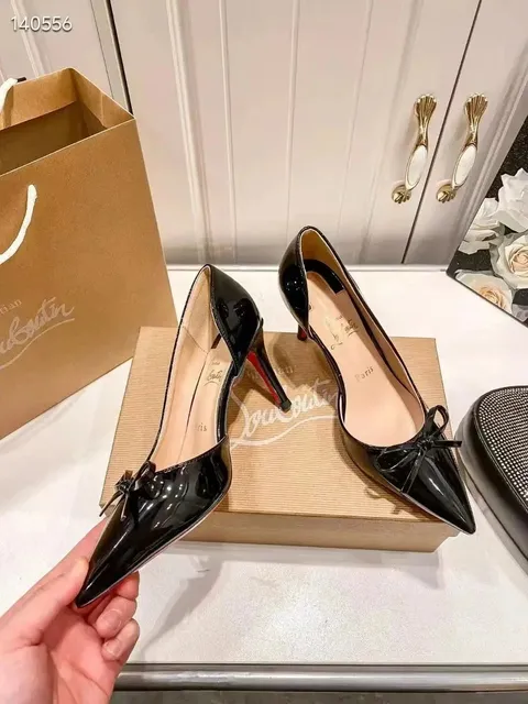 Christian Louboutin Pumps Patent Leather with Bow