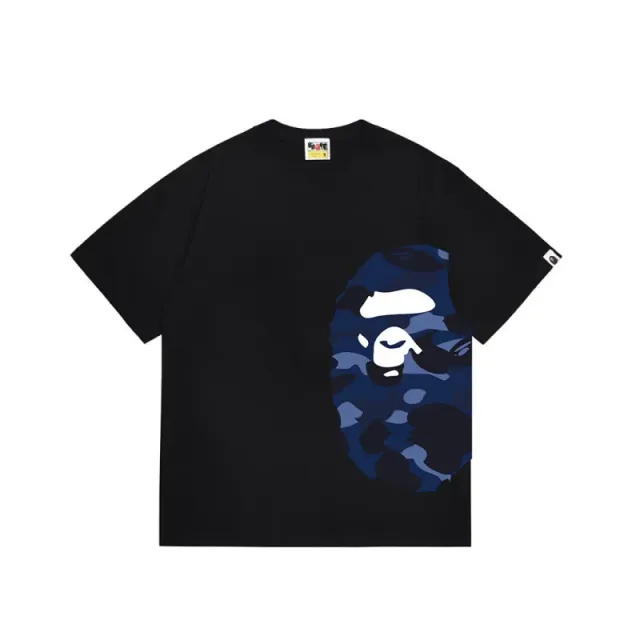 BAPE Ape Head Tee Blue Camo Ape Head