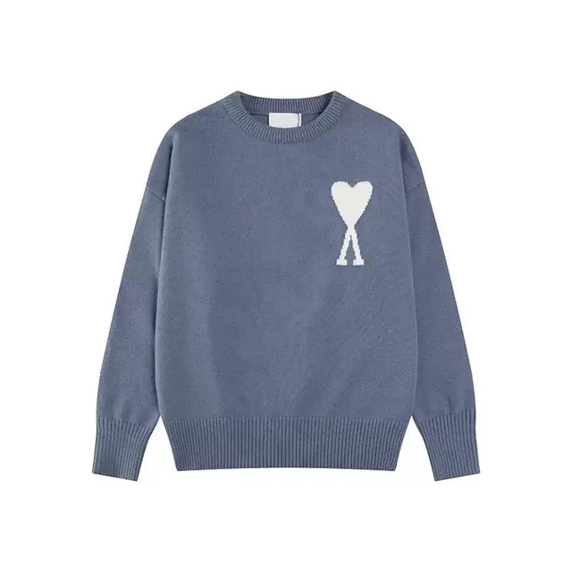 AMI Paris Knit Sweater Heart Logo