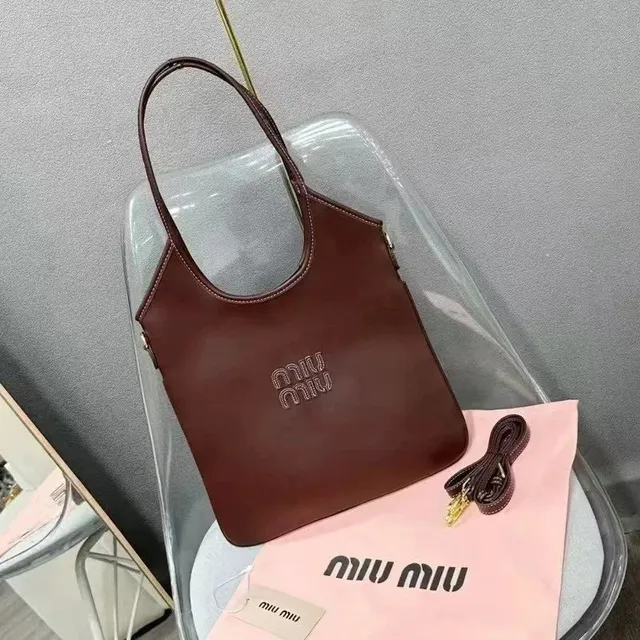 Miu Miu Shoulder Bag Embossed Logo