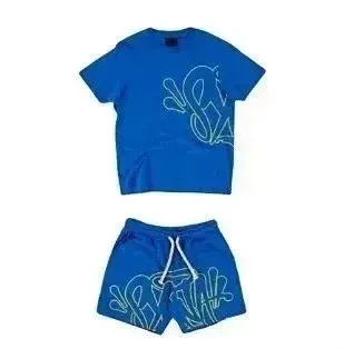 Balenciaga T-Shirt and Shorts Set Logo Print