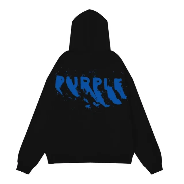 Purple Brand Hooded Sweatshirt Purple Graphic