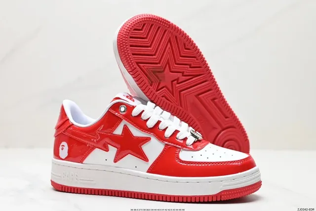 BAPE Shark Low Red Star