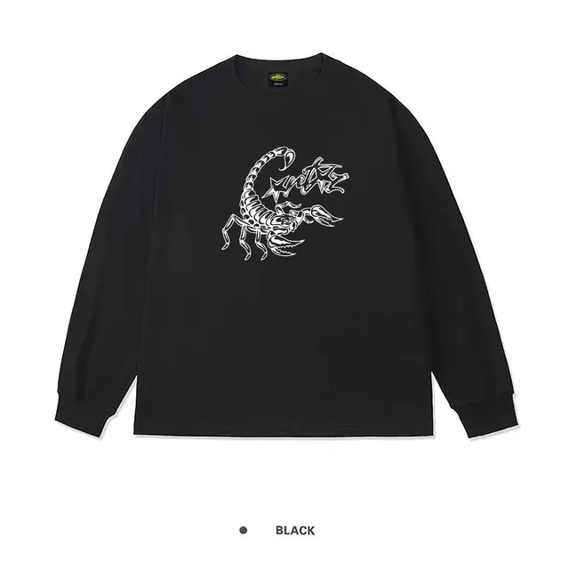 Corteiz Long Sleeve Tee Scorpion Graphic