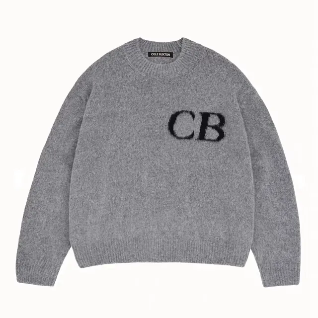 Cole Buxton Knit Sweater CB Logo