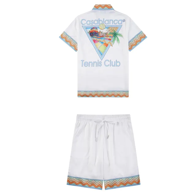 Casablanca Tennis Club Set Triangular Print