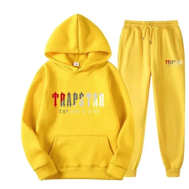 Hoodie and Joggers Set TRAPSTAR Logo Print