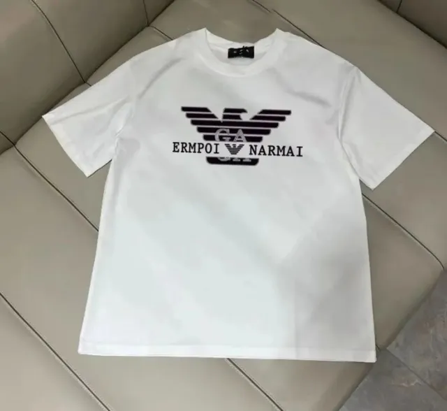 Emporio Armani Logo T-Shirt Eagle Print