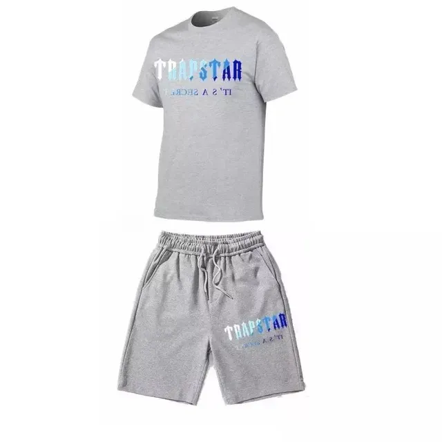 Trapstar T-Shirt and Shorts Set It's a Secret