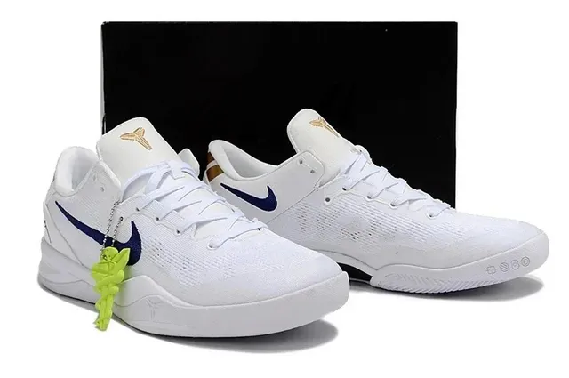 Kobe 4 Protro White Navy Gold