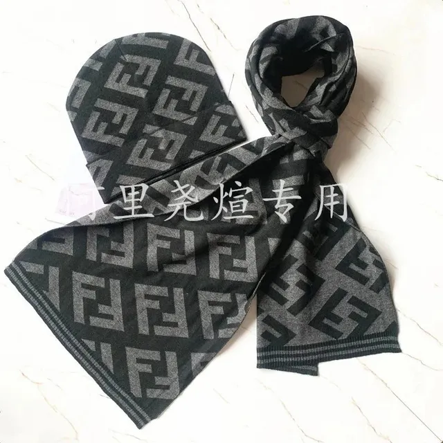 Fendi FF Logo Scarf Monogram Print