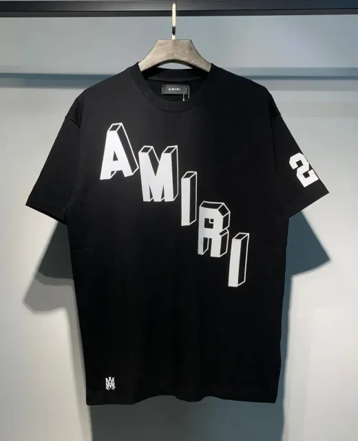 Amiri Graphic T-Shirt 3D Logo Print