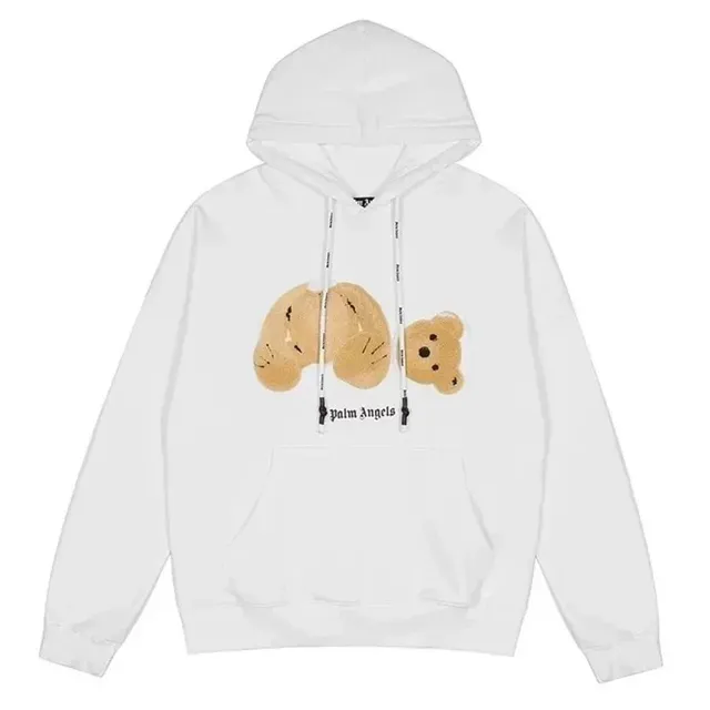 Palm Angels Hoodie Bear Graphic