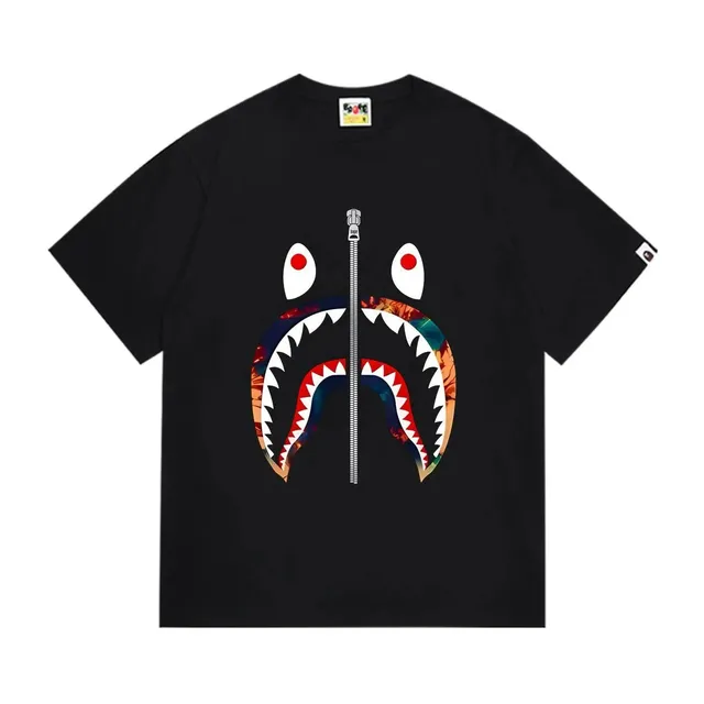 BAPE Shark Tee Zipper Shark Face