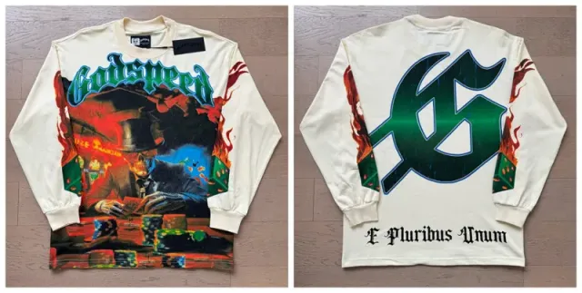 Long Sleeve Tee Godspeed Casino Print