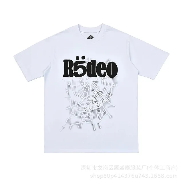 Sp5der Graphic Tee Spiderweb Print