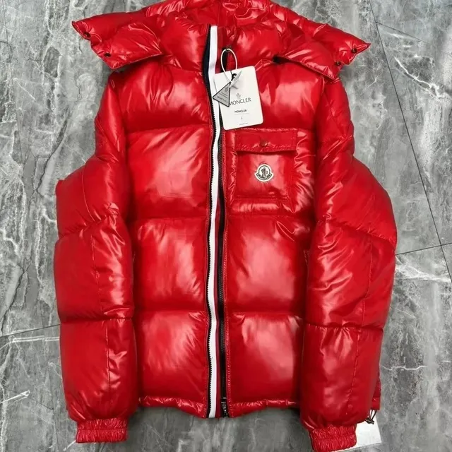 Moncler Maya Puffer Jacket Glossy Red