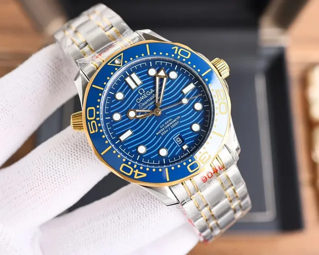 Omega Seamaster Diver 300M Blue Wave Dial