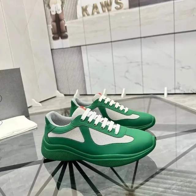 Prada Linea Rossa Sneaker Green and White
