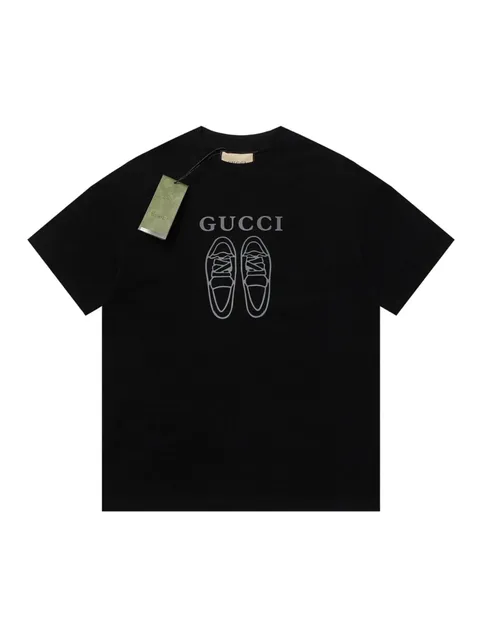 Gucci Graphic T-Shirt Sneaker Print