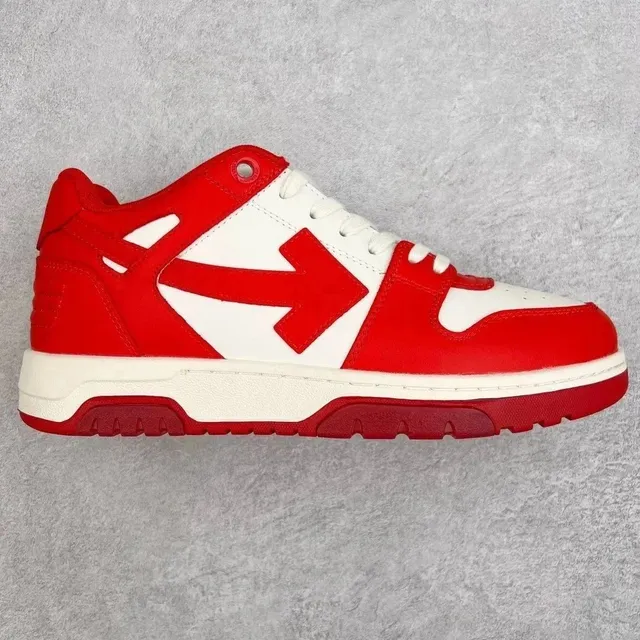 Off-White Arrow Sneaker Red and White