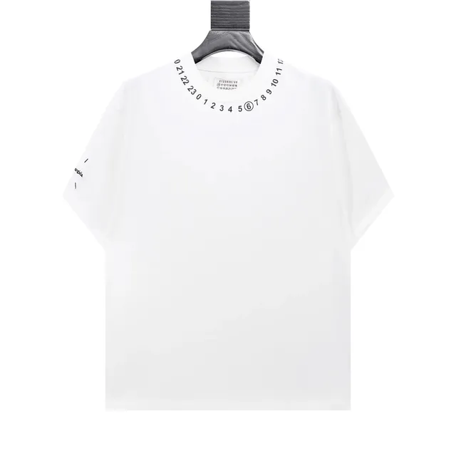 Maison Margiela Numbered Tee Numeric Collar Print