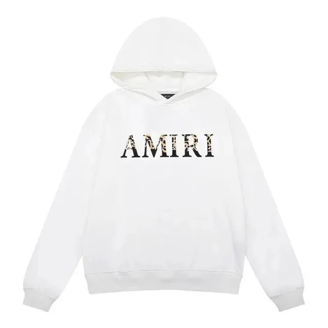 Amiri Hoodie Leopard Logo