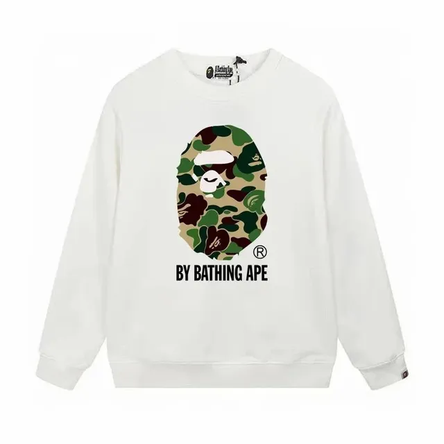BAPE Crewneck Sweatshirt Camouflage Ape Head