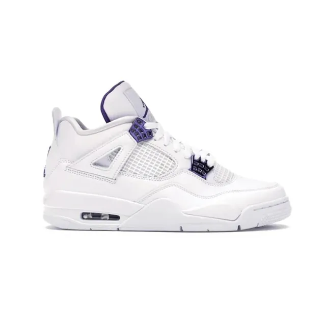 Air Jordan 4 White Purple