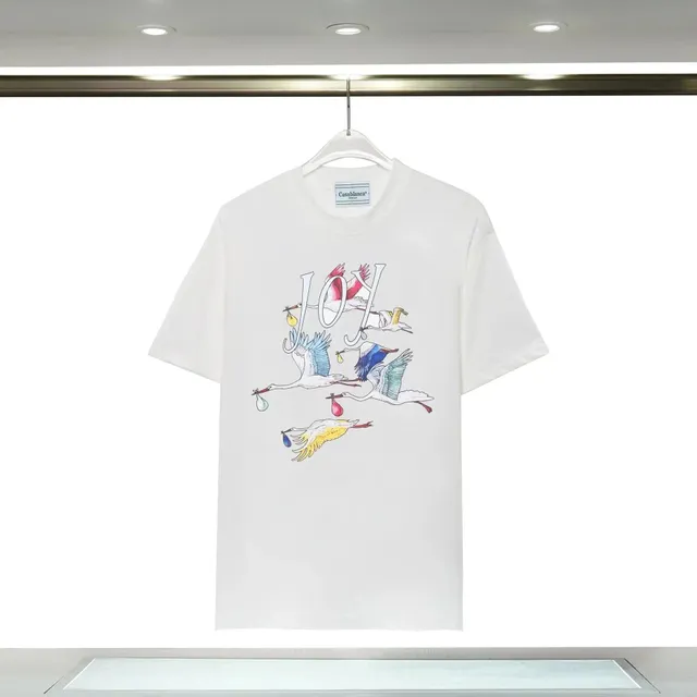 Casablanca Joy Stork Graphic Tee Stork Print